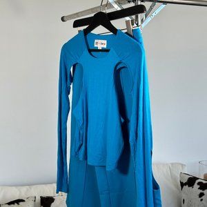 CUT OUT CO-ORD SET - ZERINA AKERS COLLABORATION - BLUE - SIZE S / M